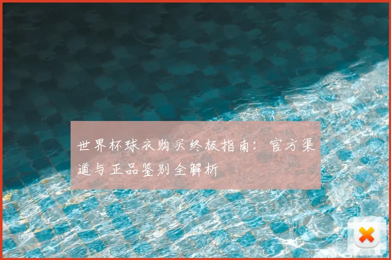 世界杯球衣购买终极指南：官方渠道与正品鉴别全解析